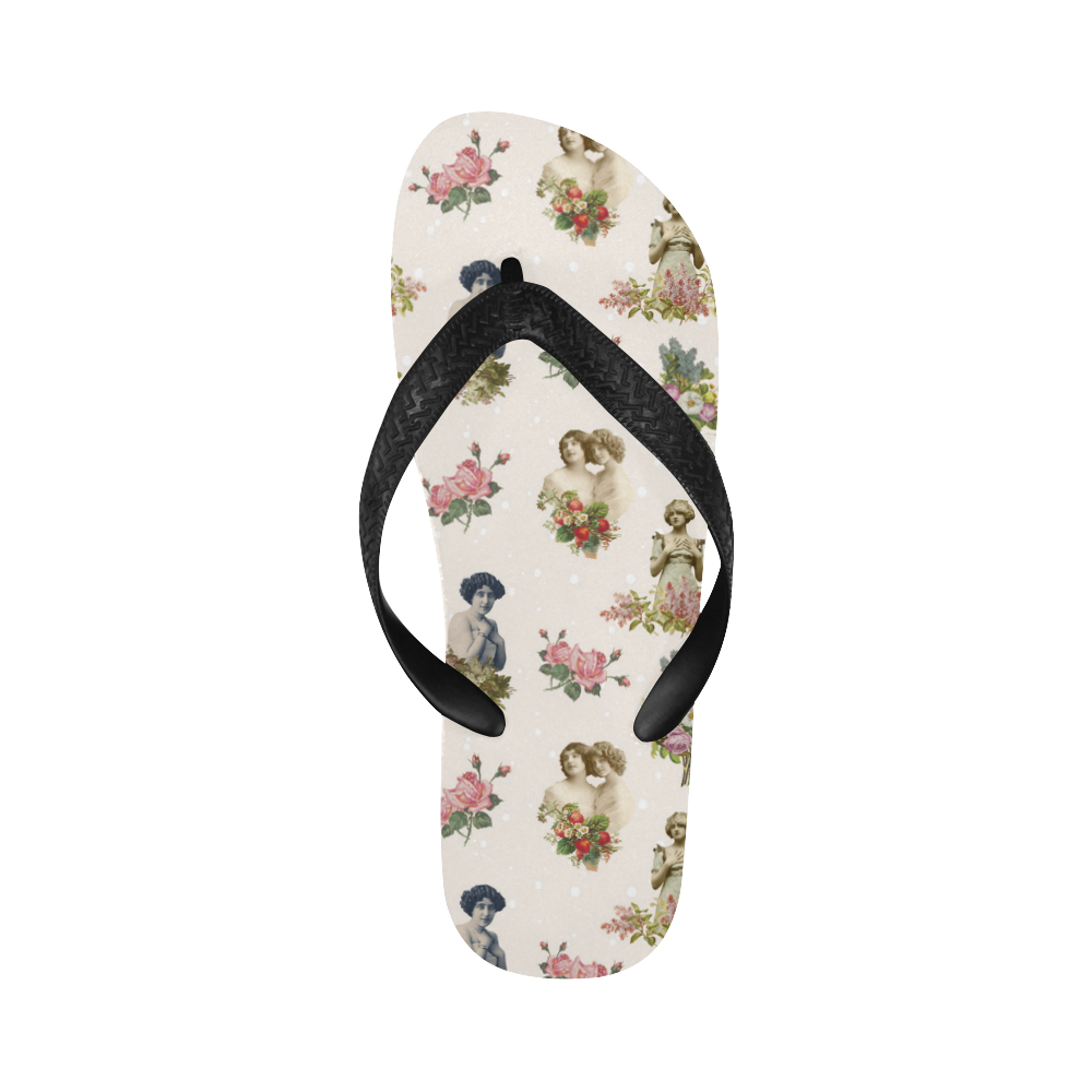 In love pattern Flip Flops for Men/Women (Model 040)