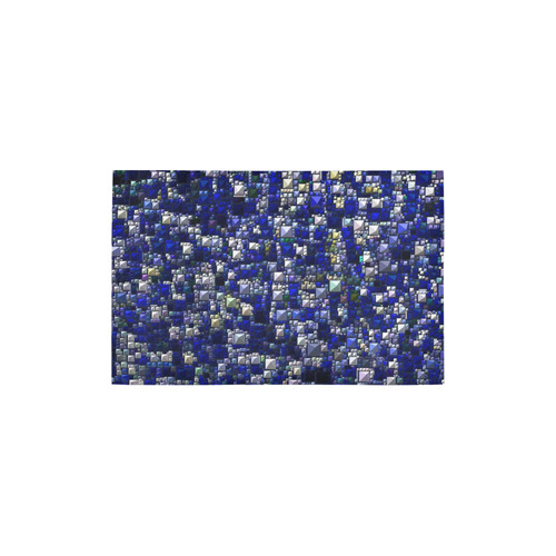 Sparkling and glittering, blue by JamColors Area Rug 2'7"x 1'8‘’