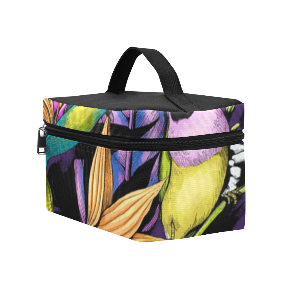 Flowers Cosmetic Bag/Large (Model 1658)