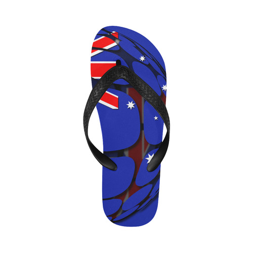 The Flag of Australia Flip Flops for Men/Women (Model 040)