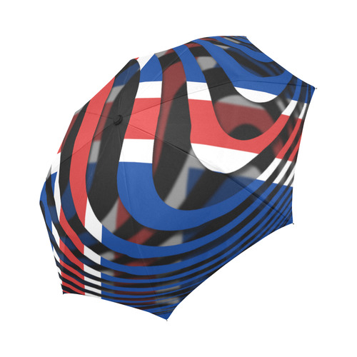 The Flag of Iceland Auto-Foldable Umbrella (Model U04)