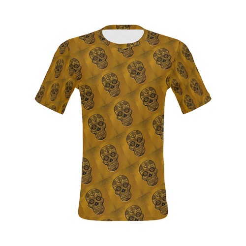 Skull20170401_by_JAMColors All Over Print T-Shirt for Men (USA Size) (Model T40)