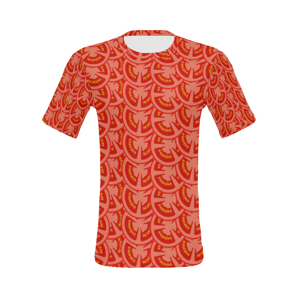 Tomato Pattern All Over Print T-Shirt for Men (USA Size) (Model T40)