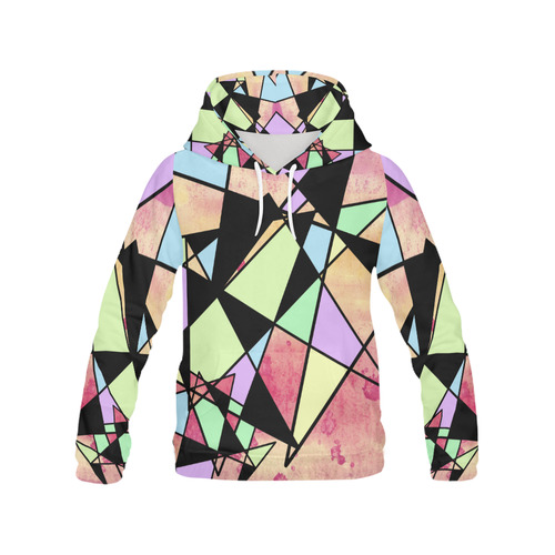 Geometric shapes All Over Print Hoodie for Men (USA Size) (Model H13)
