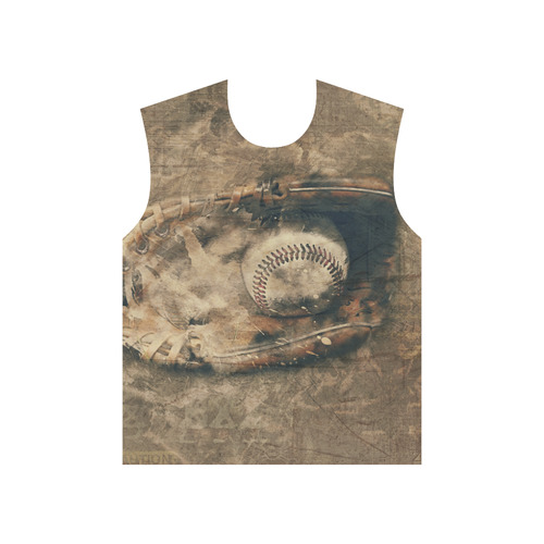 Abstract Vintage Baseball All Over Print T-Shirt for Men (USA Size) (Model T40)