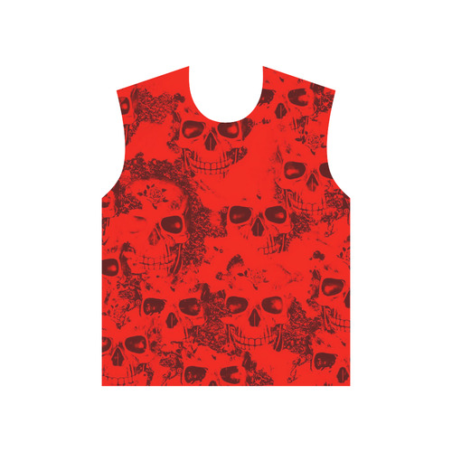 cloudy Skulls red by JamColors All Over Print T-Shirt for Men (USA Size) (Model T40)