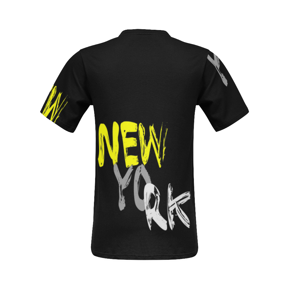 New York by Artdream All Over Print T-Shirt for Men (USA Size) (Model T40)
