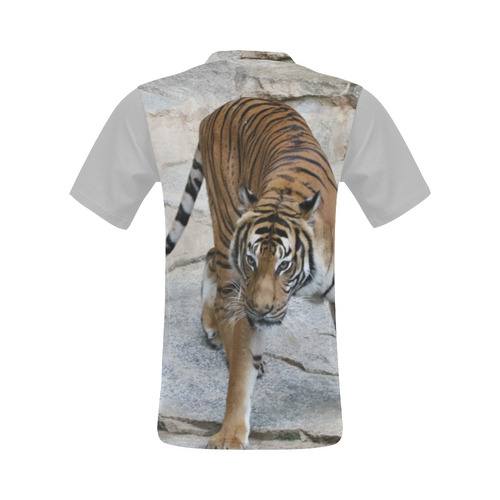 Tiger 1216 AJ by JamColors All Over Print T-Shirt for Men (USA Size) (Model T40)