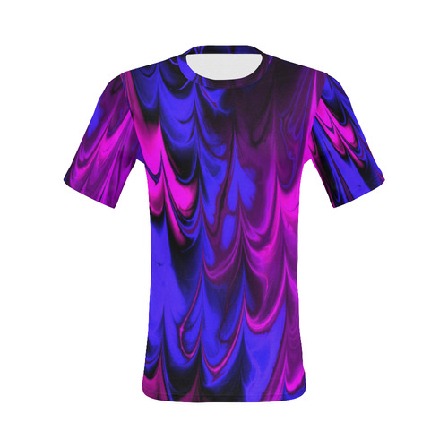 awesome fractal marbled 13 All Over Print T-Shirt for Men (USA Size) (Model T40)