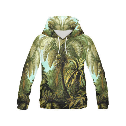 Natures Jungle All Over Print Hoodie for Women (USA Size) (Model H13)