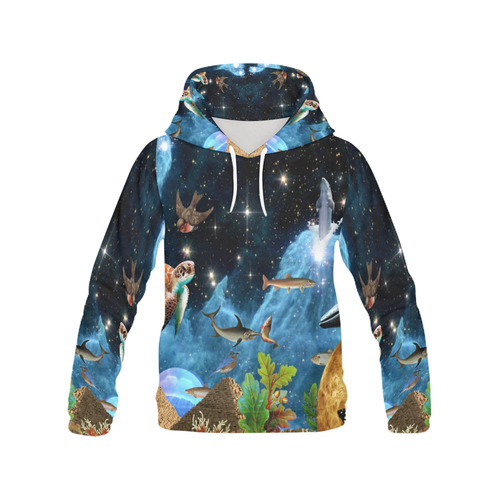 collage_heaven and Earth_ gloria sanchez1 All Over Print Hoodie for Men (USA Size) (Model H13)