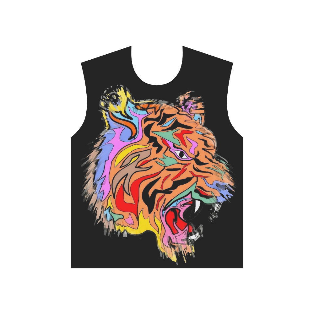 A Tiger by Popart Lover All Over Print T-Shirt for Men (USA Size) (Model T40)