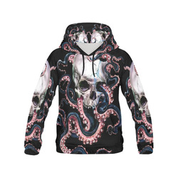 Skull All Over Print Hoodie for Men (USA Size) (Model H13)