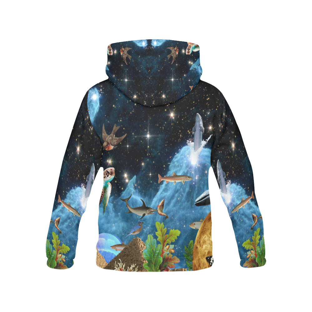 collage_heaven and Earth_ gloria sanchez1 All Over Print Hoodie for Men (USA Size) (Model H13)