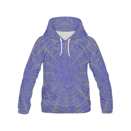 Time Travel - Space Void Pattern All Over Print Hoodie for Women (USA Size) (Model H13)