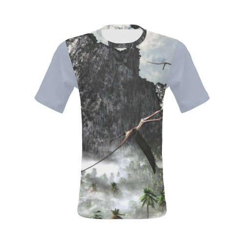 Anhanguera Dinosaur All Over Print T-Shirt for Men (USA Size) (Model T40)