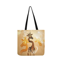 Cute unicorn giraffe Reusable Shopping Bag Model 1660 (Two sides)