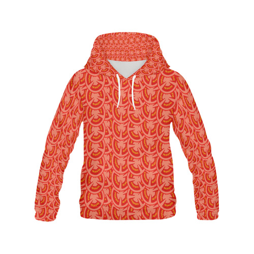 Tomato Pattern All Over Print Hoodie for Men (USA Size) (Model H13)