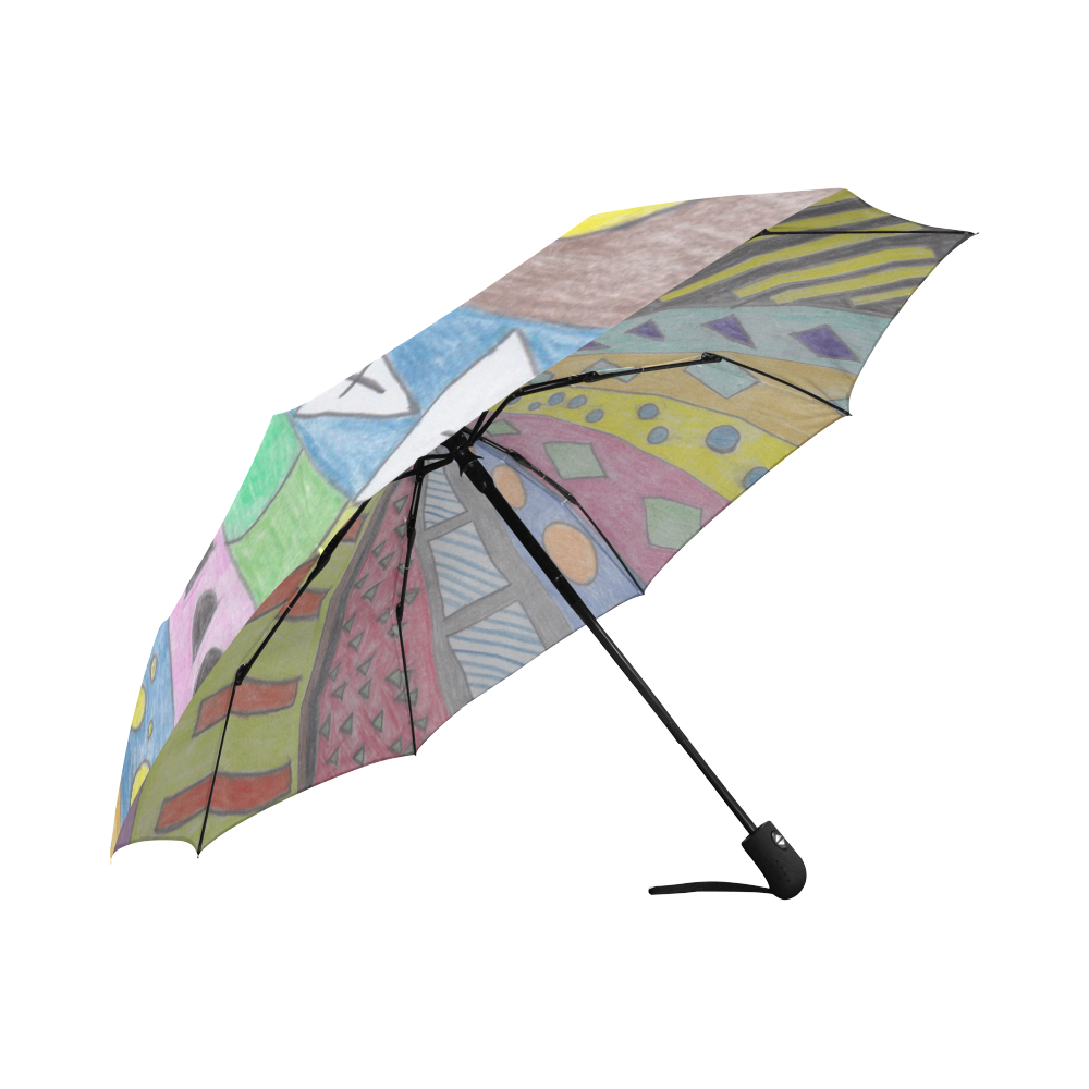 Colour Spial Auto-Foldable Umbrella (Model U04)