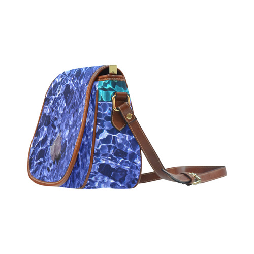 Upward amethyst vibes Saddle Bag/Large (Model 1649)