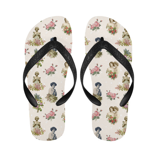 In love pattern Flip Flops for Men/Women (Model 040)