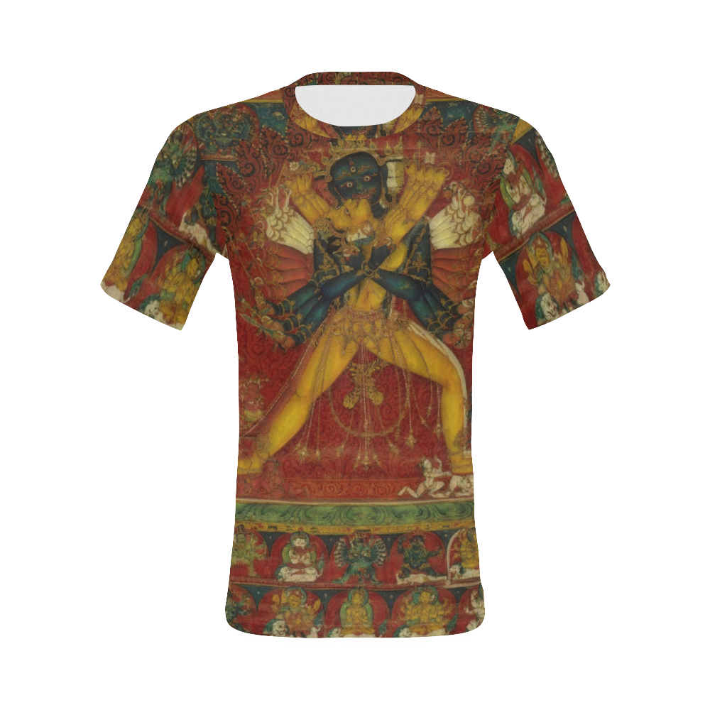 Buddhist Deity Kalachakra All Over Print T-Shirt for Men (USA Size) (Model T40)