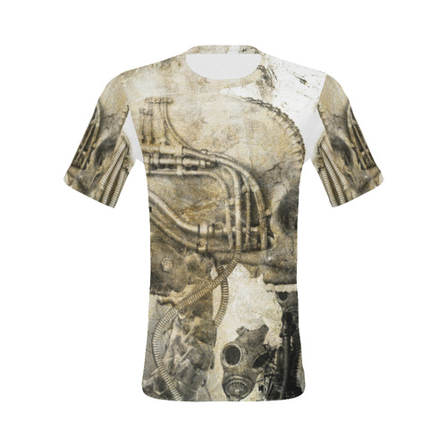 Awesome technical skull, vintage design All Over Print T-Shirt for Men (USA Size) (Model T40)