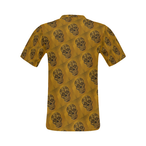 Skull20170401_by_JAMColors All Over Print T-Shirt for Men (USA Size) (Model T40)
