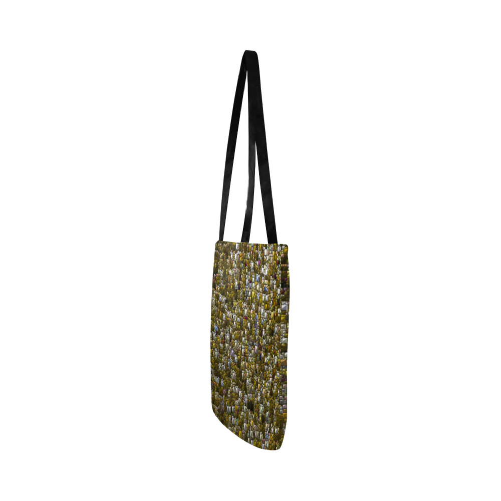 Sparkling and glittering, golden by JamColors Reusable Shopping Bag Model 1660 (Two sides)