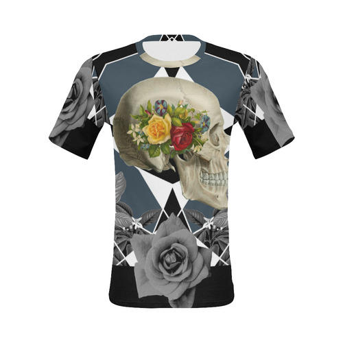 collage_ Growing _ Gloria Saanchez All Over Print T-Shirt for Men (USA Size) (Model T40)
