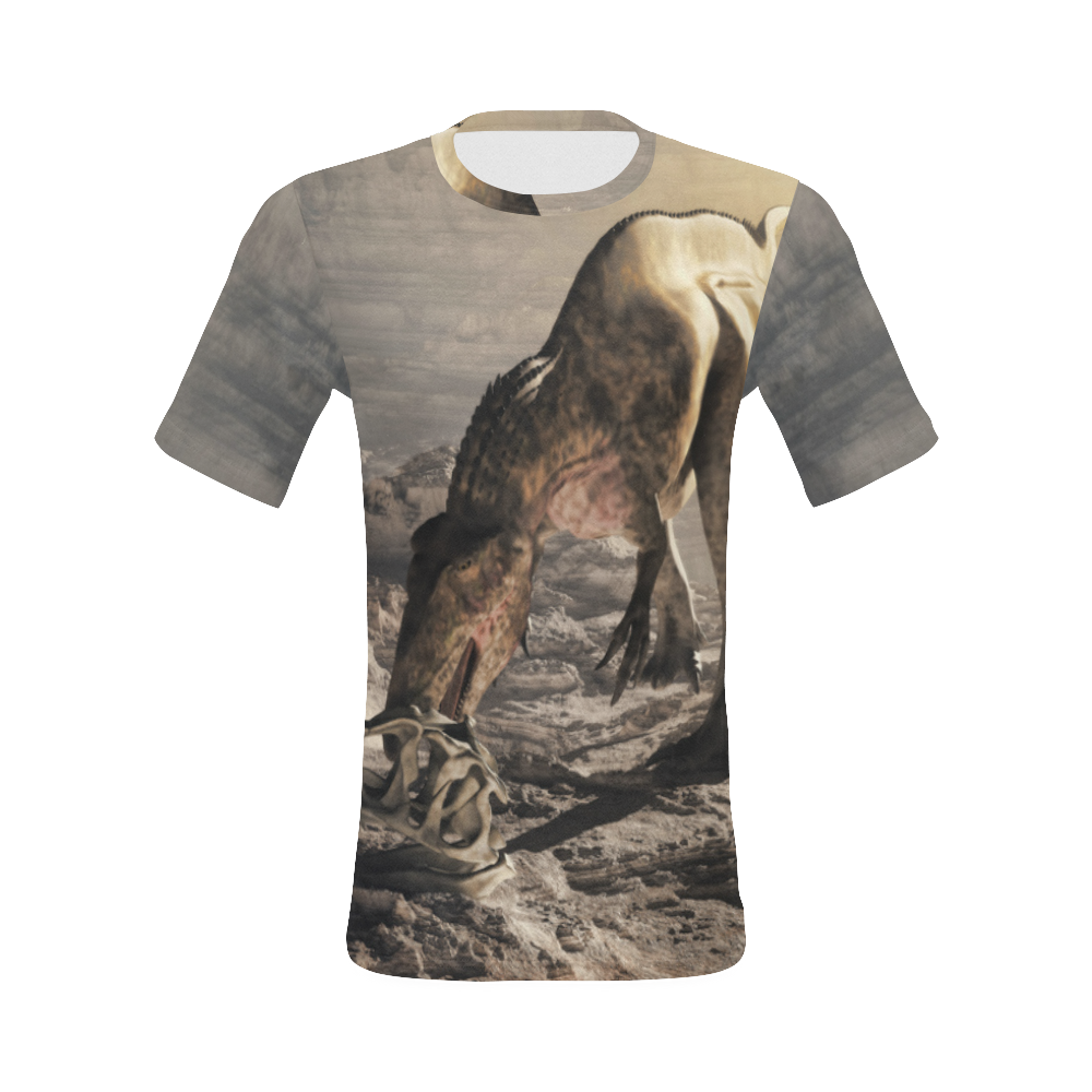 Acrocanthosaurus Dinosaur All Over Print T-Shirt for Men (USA Size) (Model T40)
