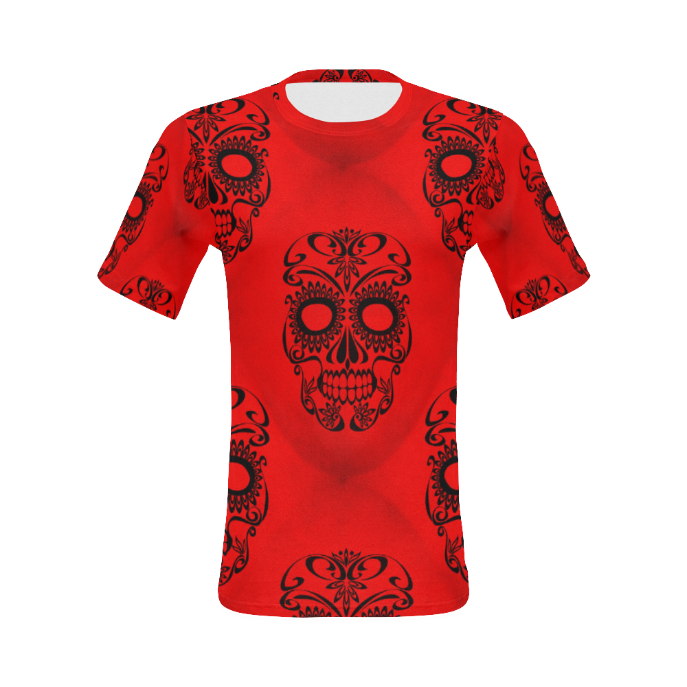 Skull20170356_by_JAMColors All Over Print T-Shirt for Men (USA Size) (Model T40)