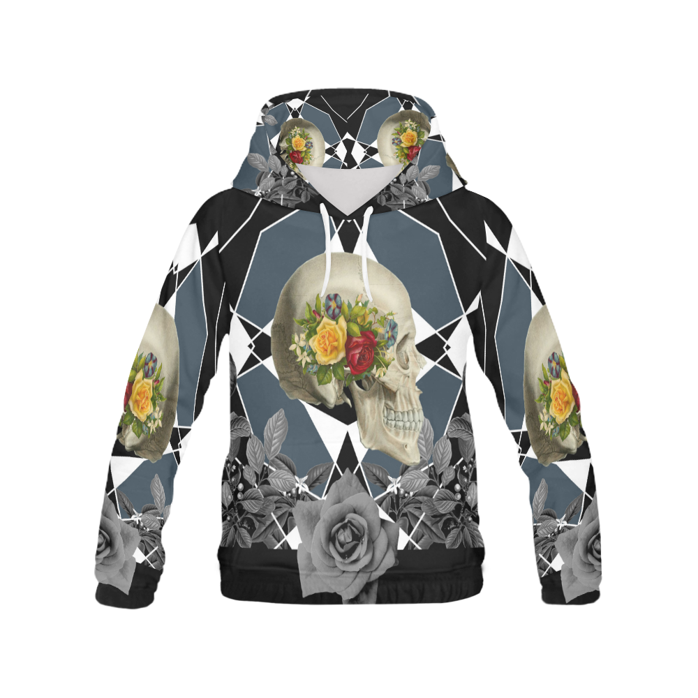 collage_ Growing _ Gloria Saanchez All Over Print Hoodie for Men (USA Size) (Model H13)