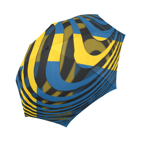 The Flag of Sweden Auto-Foldable Umbrella (Model U04)