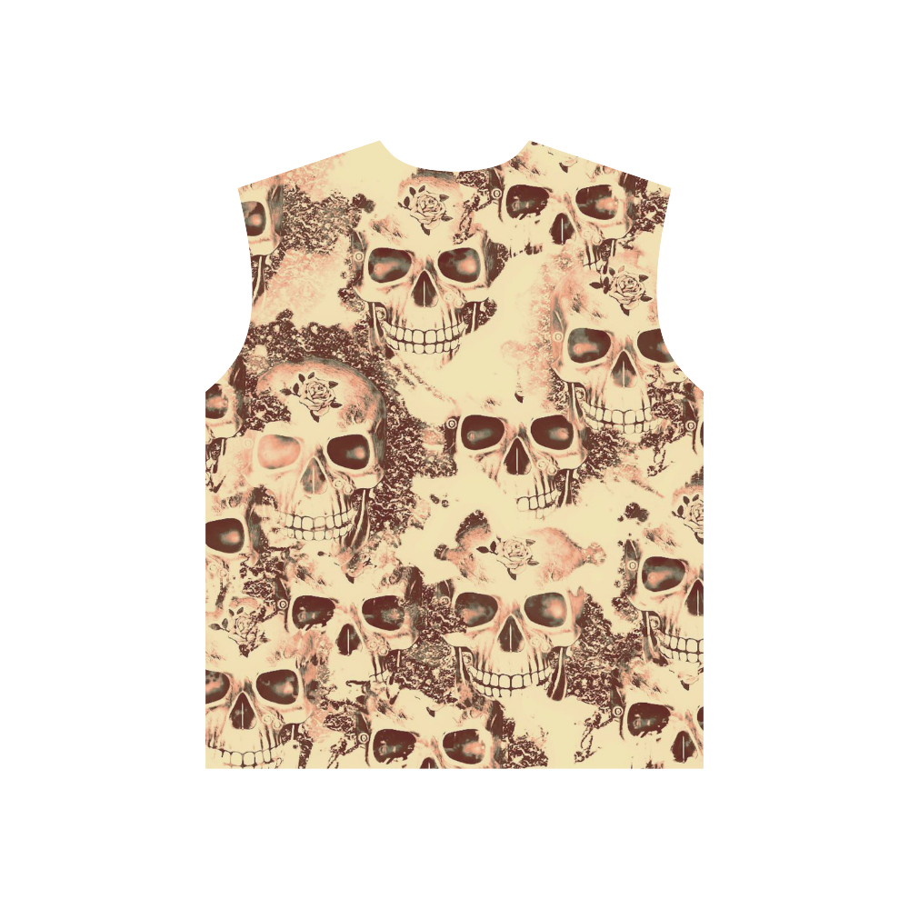 cloudy Skulls beige by JamColors All Over Print T-Shirt for Men (USA Size) (Model T40)