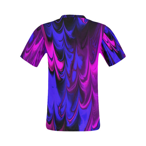 awesome fractal marbled 13 All Over Print T-Shirt for Men (USA Size) (Model T40)