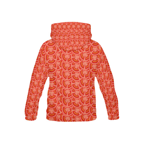 Tomato Pattern All Over Print Hoodie for Kid (USA Size) (Model H13)