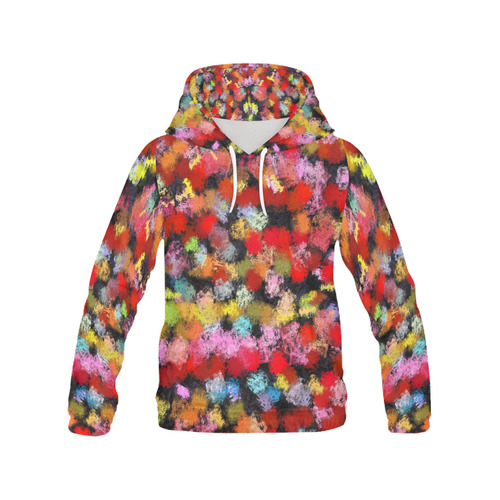 Colorful paint strokes All Over Print Hoodie for Men (USA Size) (Model H13)