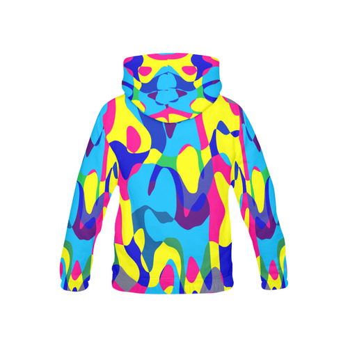 Colorful chaos All Over Print Hoodie for Kid (USA Size) (Model H13)