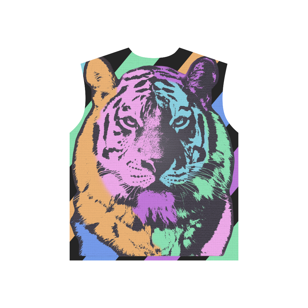 TIGER MULTICOLOR All Over Print T-Shirt for Men (USA Size) (Model T40)
