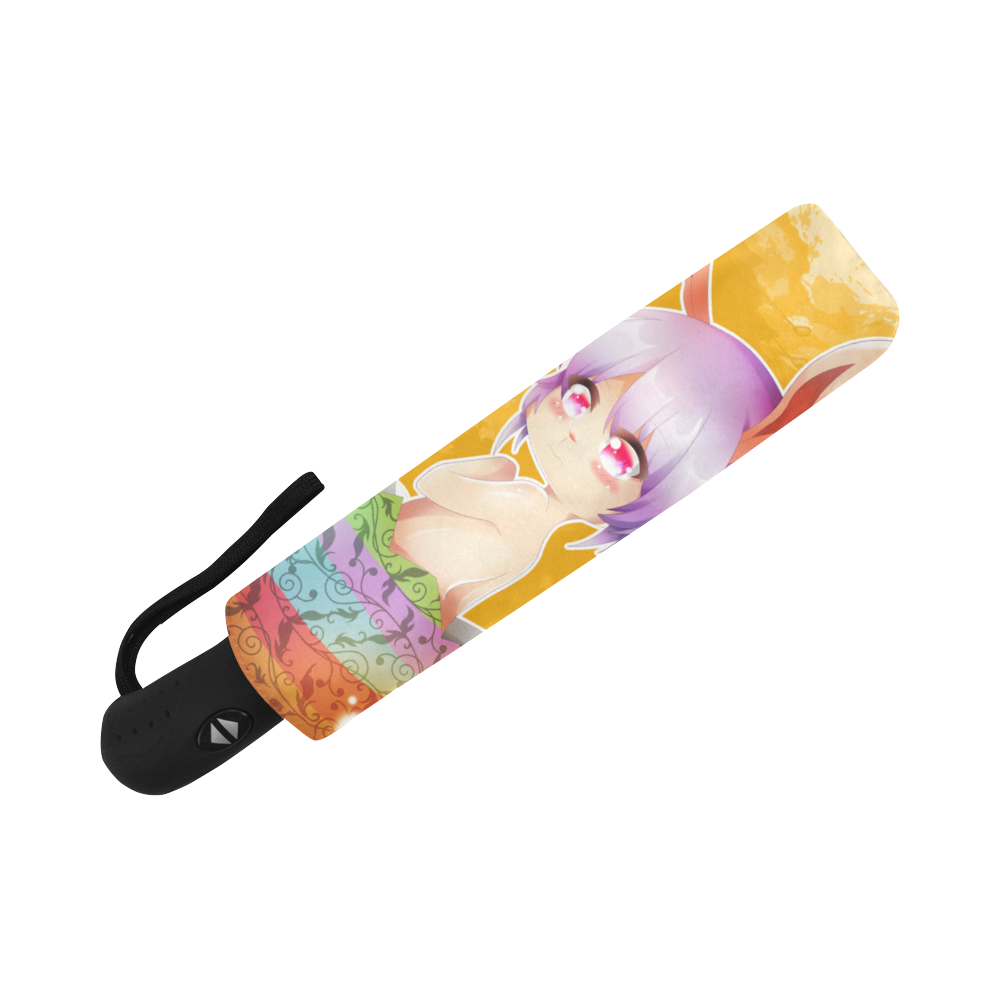 Easter Bunny Girl Auto-Foldable Umbrella (Model U04)