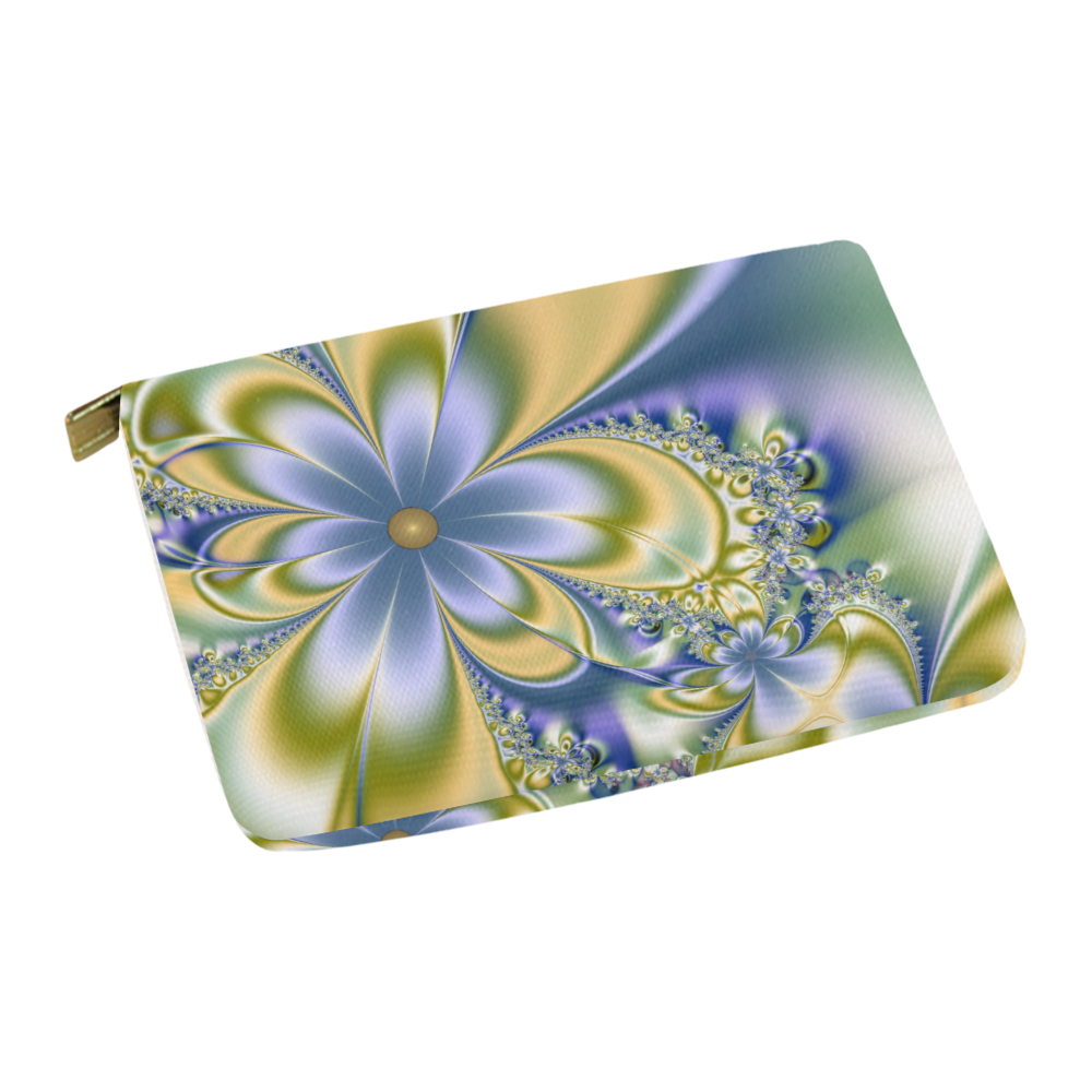 Silky Flowers Carry-All Pouch 12.5''x8.5''