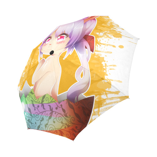 Easter Bunny Girl Auto-Foldable Umbrella (Model U04)