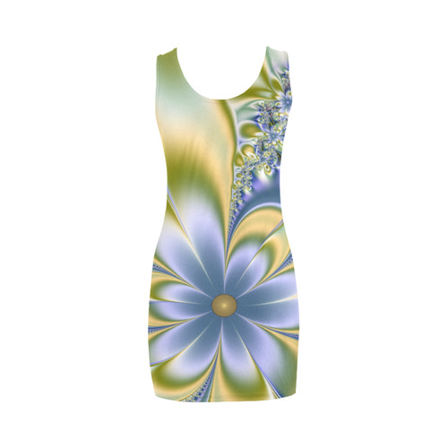 Silky Flowers Medea Vest Dress (Model D06)