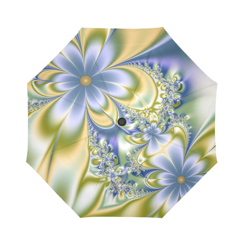 Silky Flowers Auto-Foldable Umbrella (Model U04)