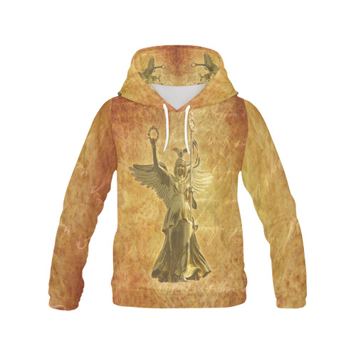 Golden Lizzy - Victory Statue in Berlin All Over Print Hoodie for Men (USA Size) (Model H13)
