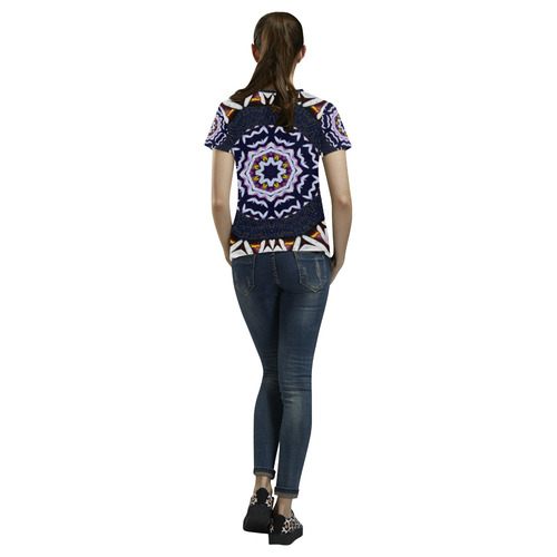 Japan In Style All Over Print T-Shirt for Women (USA Size) (Model T40)