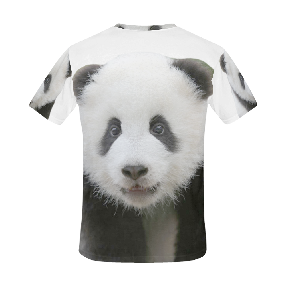 Panda Bear All Over Print T-Shirt for Men (USA Size) (Model T40)