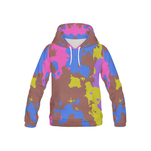 Retro texture All Over Print Hoodie for Kid (USA Size) (Model H13)