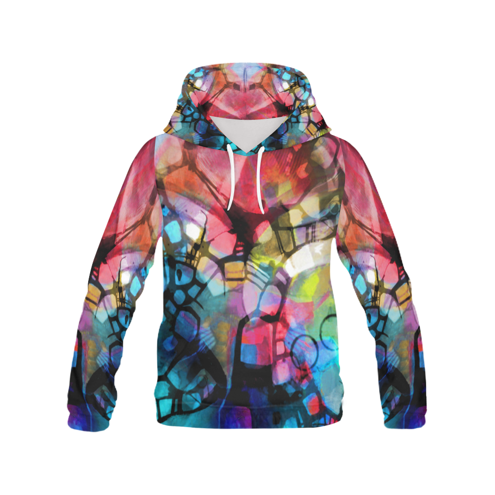 Night Tumbles All Over Print Hoodie for Women (USA Size) (Model H13)